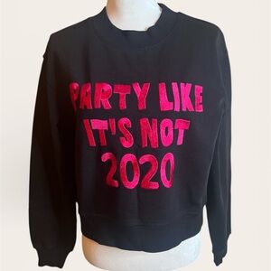 Alice + Olivia Black Sweatshirt $495